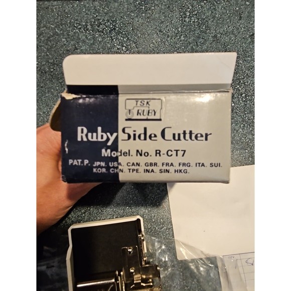 Vintage Ruby R-CT7 Side Cutter  for Zig-Zag Sewing Machine Japan Never Used - Picture 8 of 8